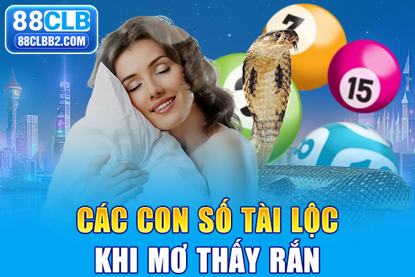 Các con số tài lộc khi mơ thấy rắn