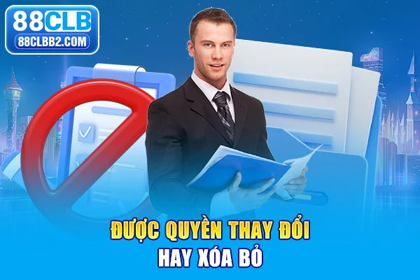 Quyền của nhà cái trước khuyến mãi