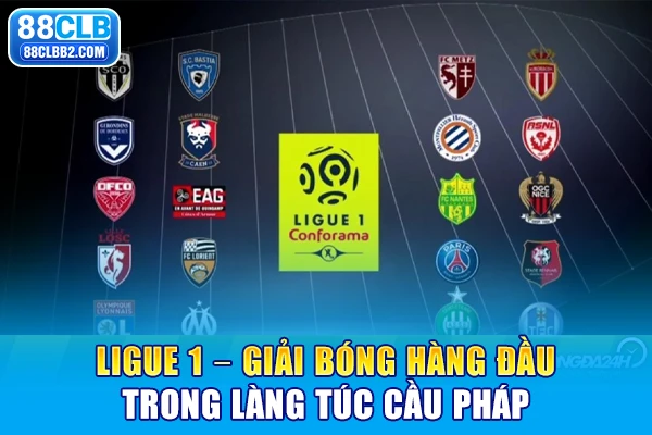 Ligue 1 - Giải bóng hàng đầu trong làng túc cầu Pháp