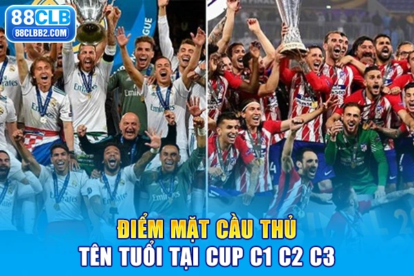 Điểm mặt cầu thủ tên tuổi nhất tại cúp c1 c2 c3