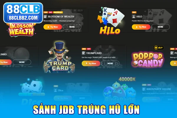 Sảnh JDB trúng hũ lớn